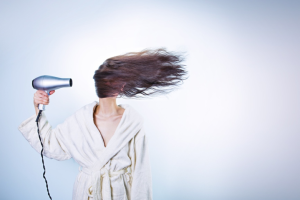 Blowing Hair Back Photo