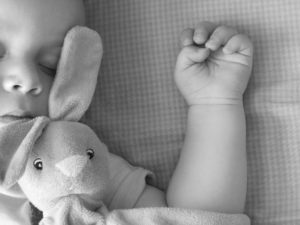Baby Sleeping With Stuffed Animal