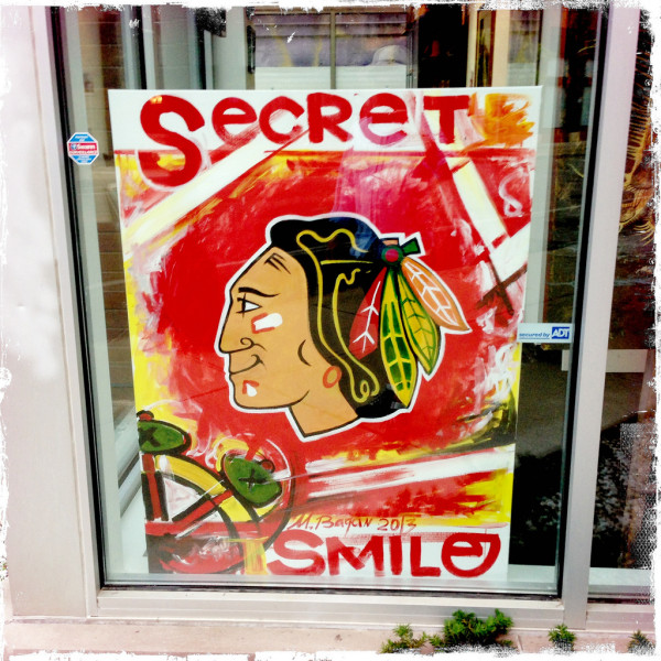 Chicago Blackhawks Secret Smile Photo