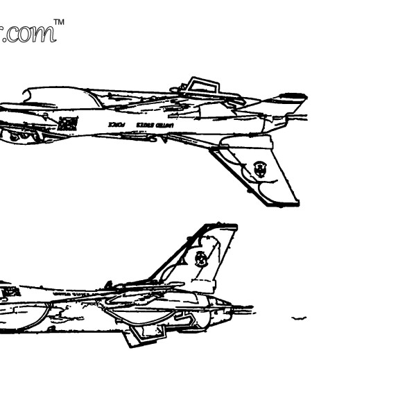Jets Coloring Page