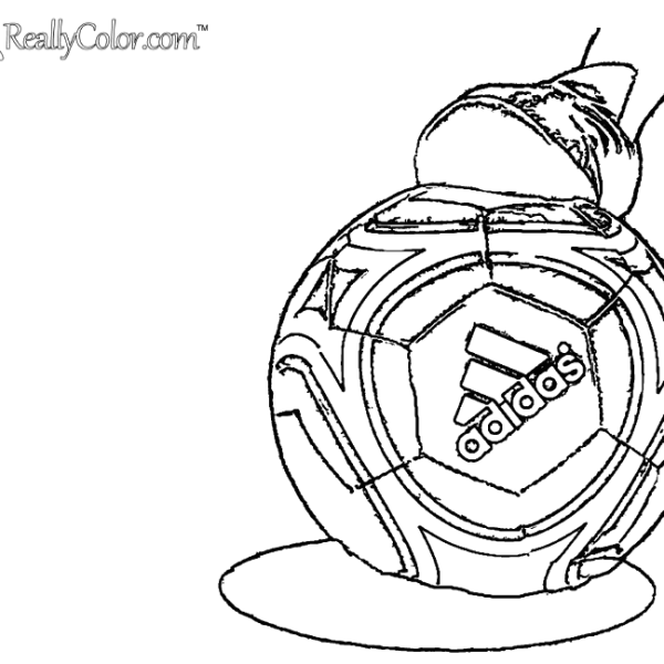 Soccer Ball Coloring Page