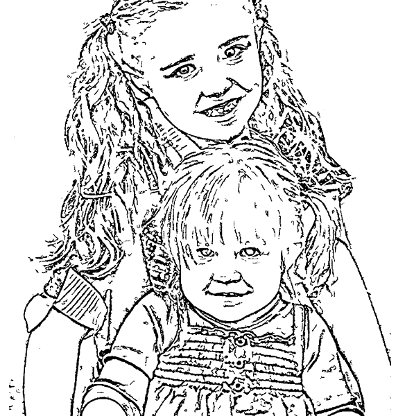 ReallyColor User Hall of Fame - All Dressed Up Coloring Page