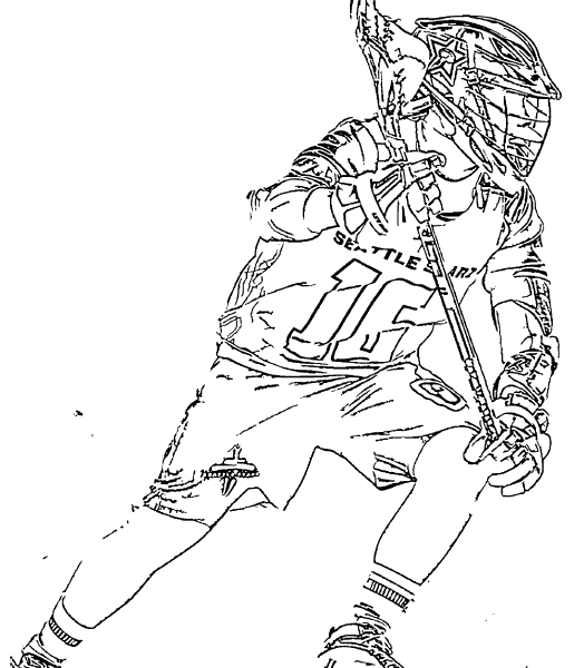 ReallyColor User Hall of Fame - LaCrosse Coloring Page
