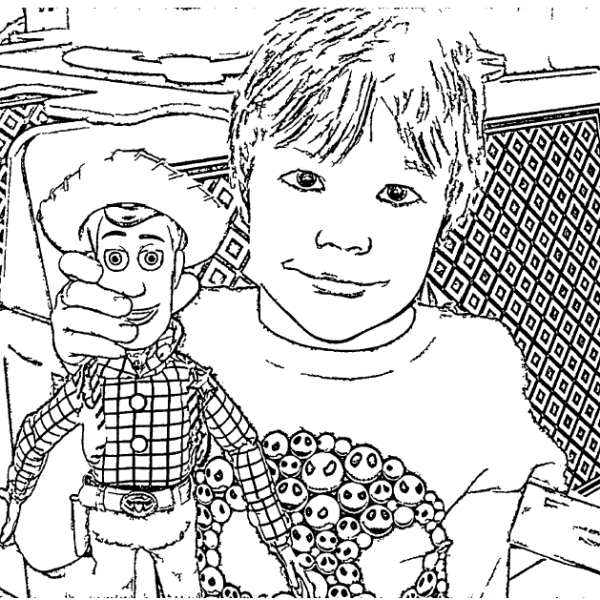 ReallyColor User Hall of Fame - Toy Story Coloring Page