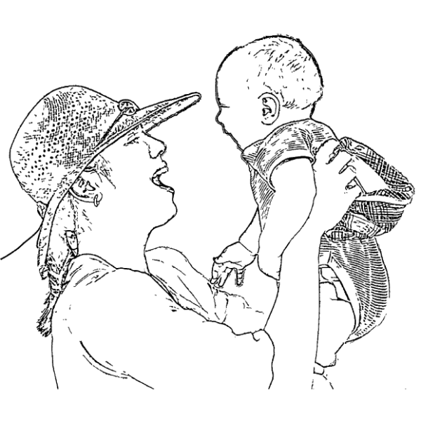 ReallyColor - Mother Coloring Page