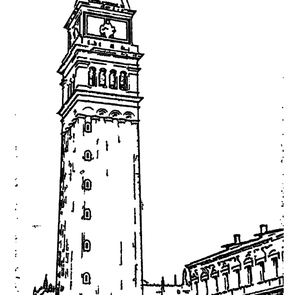 ReallyColor User Hall of Fame - Clock Tower Coloring Page