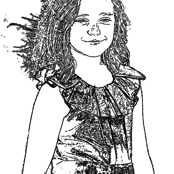 ReallyColor User Hall of Fame - All Dressed Up Coloring Page