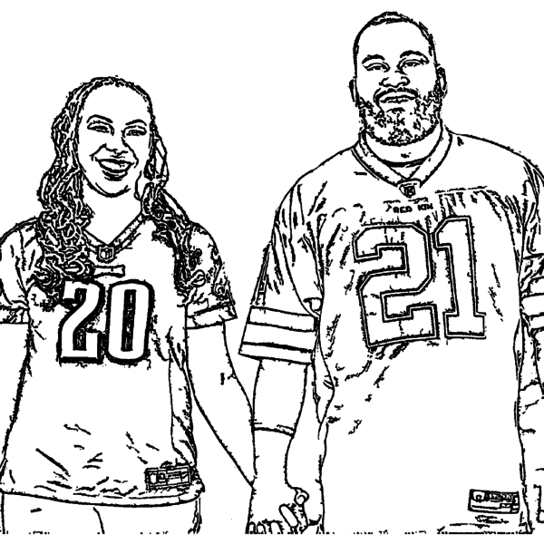 ReallyColor Hall of Fame - Sport Love Coloring Page