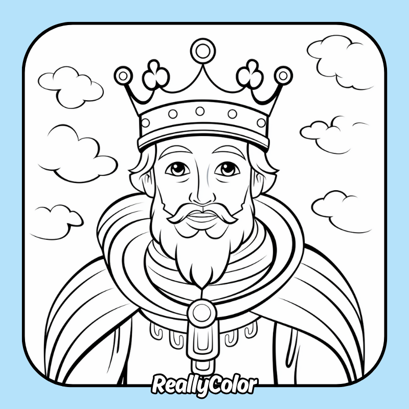King coloring pages