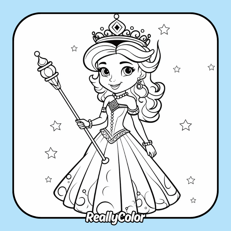 Princess coloring pages