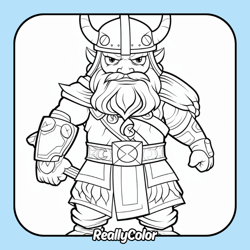 Viking coloring pages