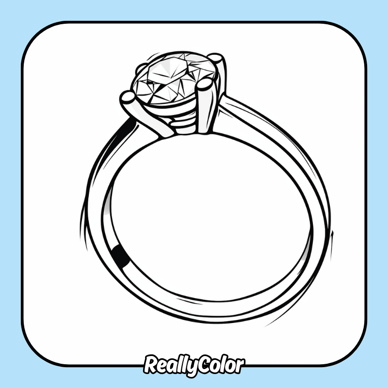 Ring coloring pages