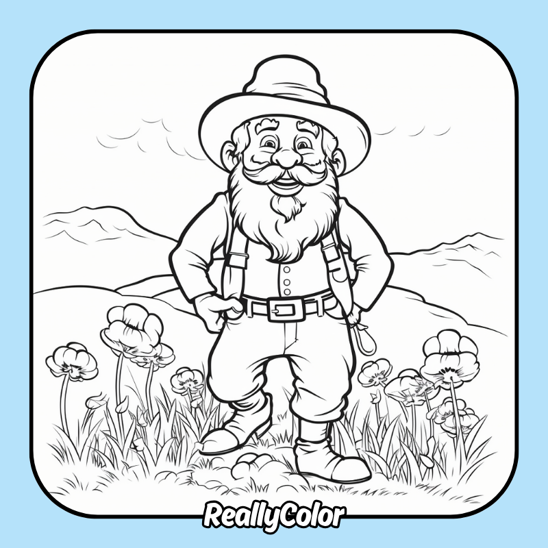 Leprechaun coloring pages