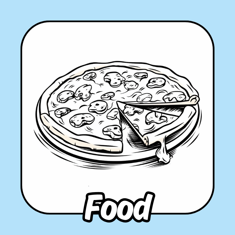 Food coloring pages