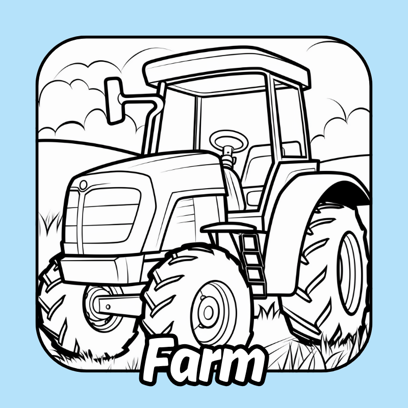 farm free coloring pages