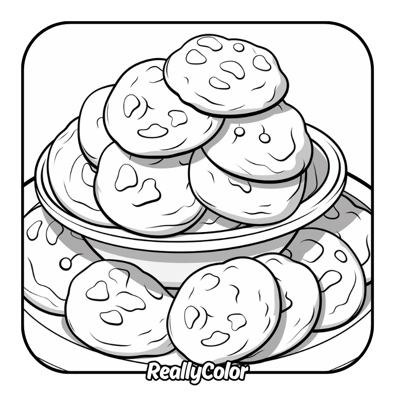 Free printable Cotton candy coloring pages