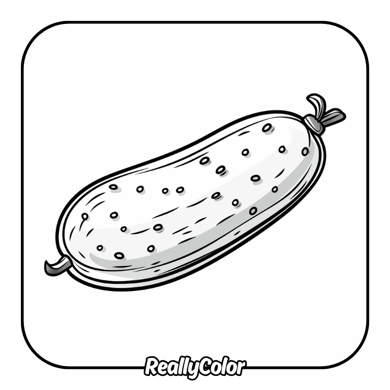 Free printable Pickle coloring pages