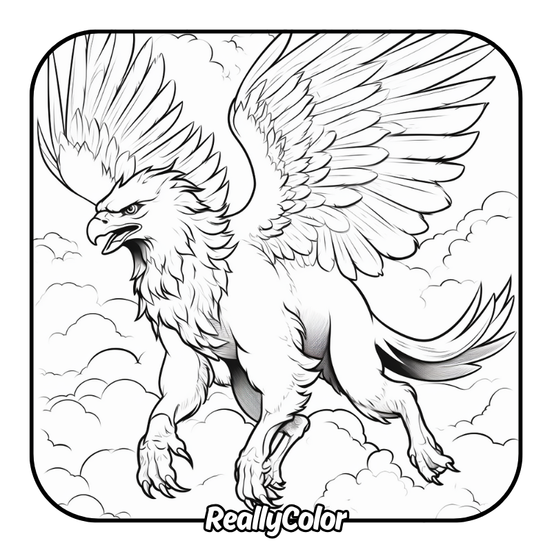 Free printable Griffin coloring pages