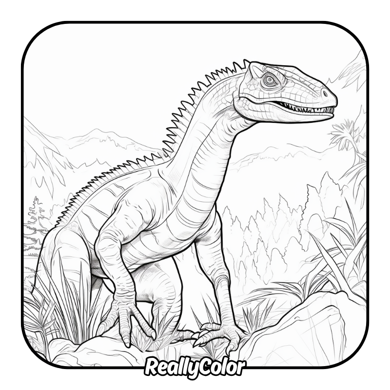 Free printable Baryonyx coloring pages