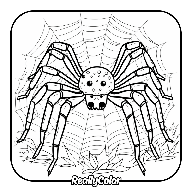 Free printable Black widow coloring pages