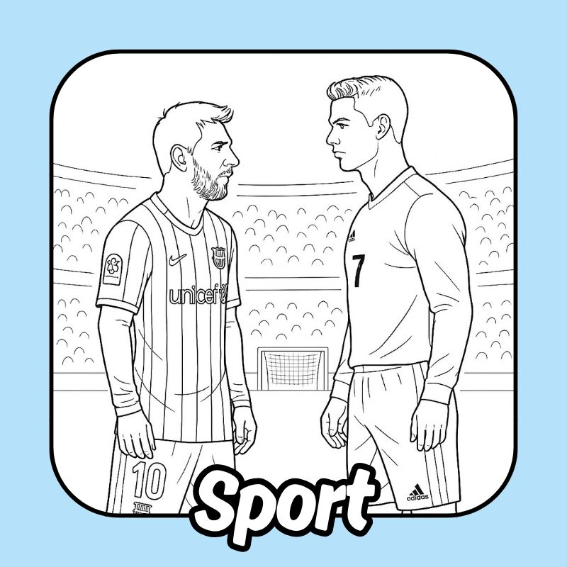 Free sport coloring pages